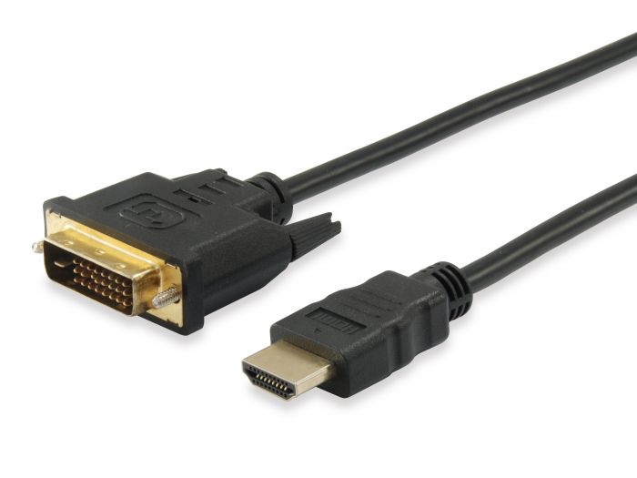 Cabo Equip DVI-D para HDMI 1.8m Preto 1